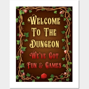 Welcome to the Dungeon Posters and Art